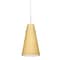 Besa Lighting Cierro Cord Pendant, Vanilla Matte, Satin Nickel Finish, 1x9W LED 1JT-4124VM-LED-SN - alternate 1
